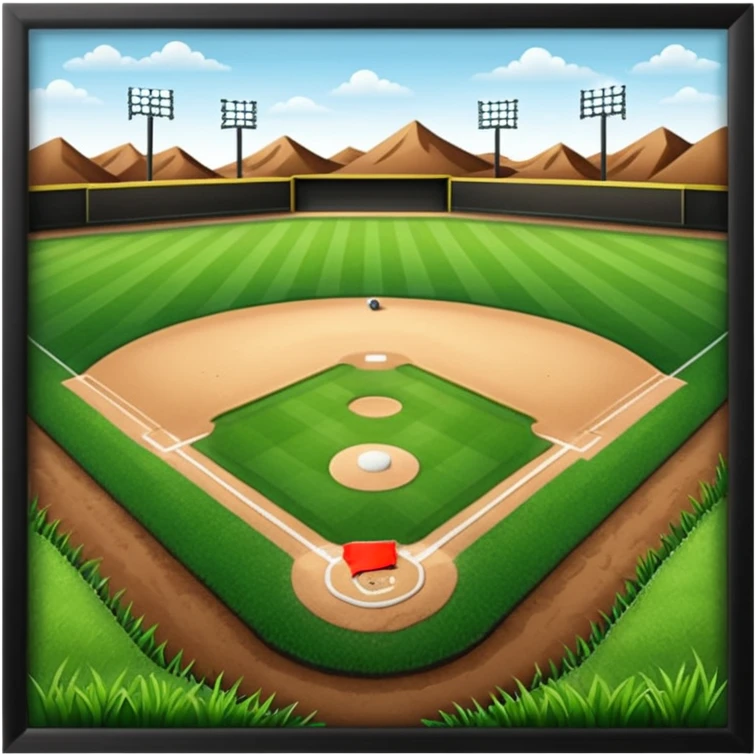 Baseball field from above emoji