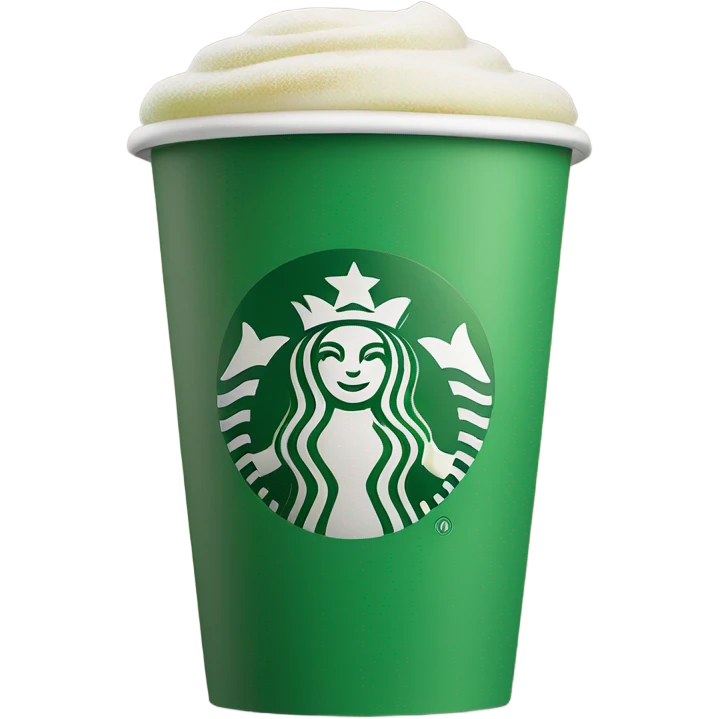 Starbucks coffee cup emoji