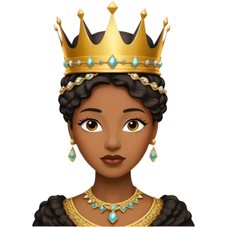 black queen emoji