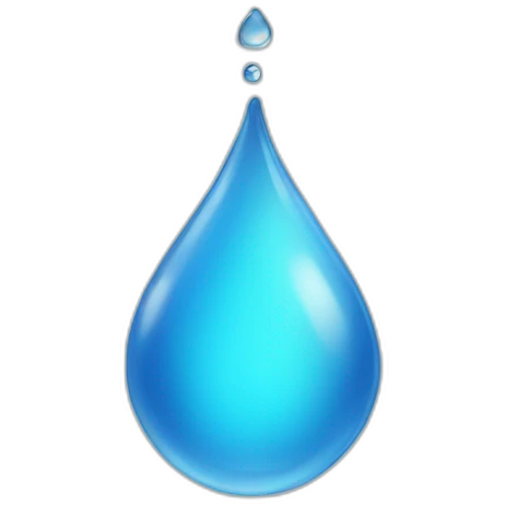 water drop emoji
