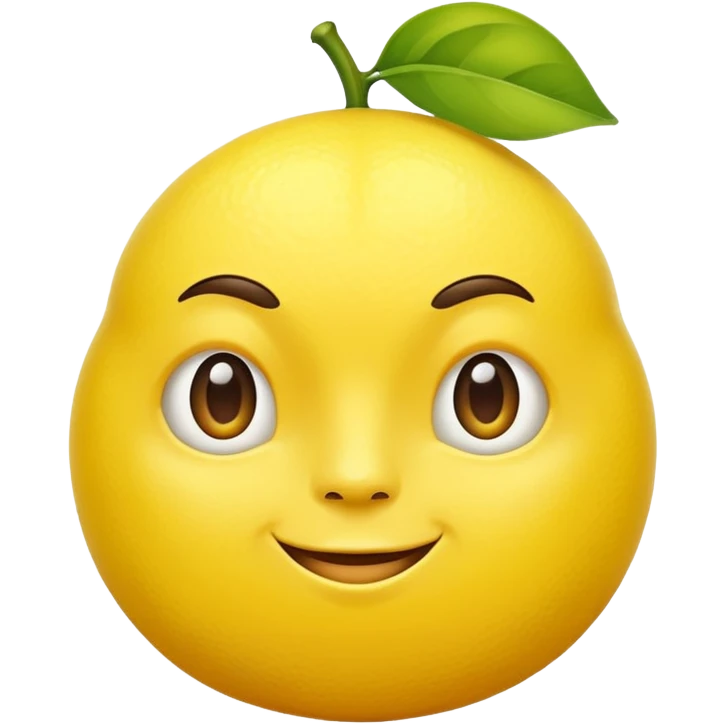 Buff lemon emoji