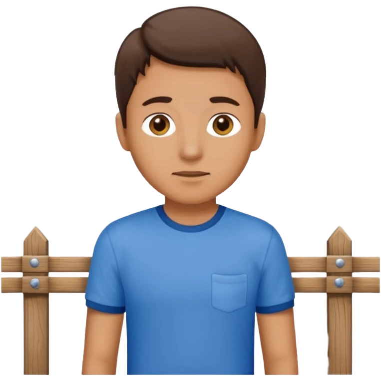 Looking over a fence  emoji
