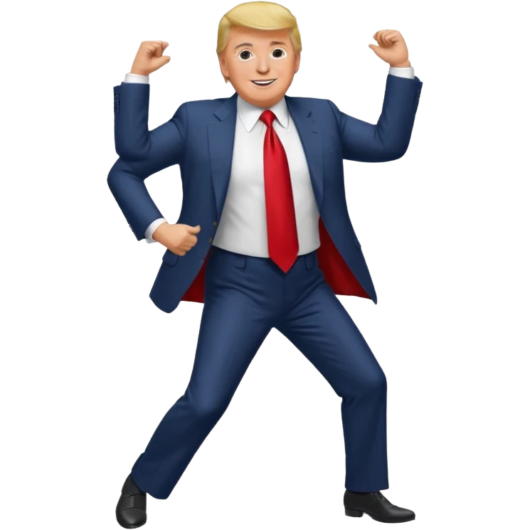 Donald Trump dancing emoji