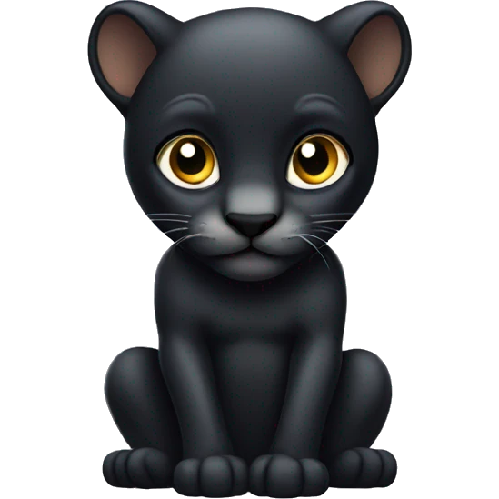 normal sitting panther emoji