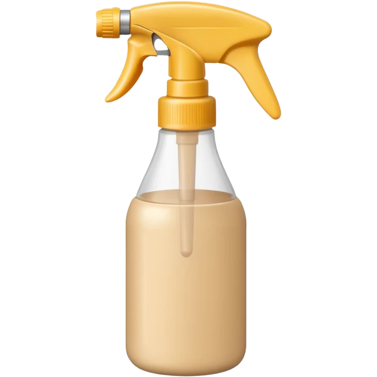 Beige spray bottle emoji