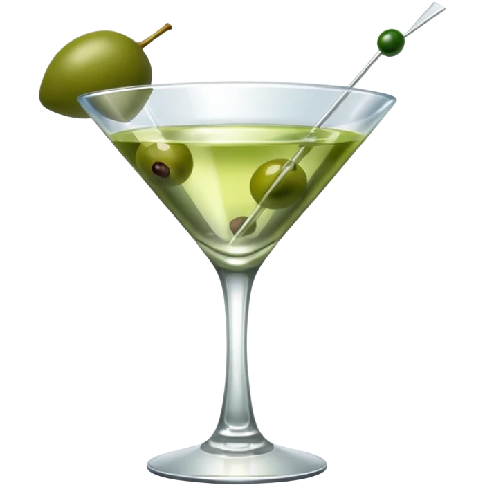martini with olives emoji