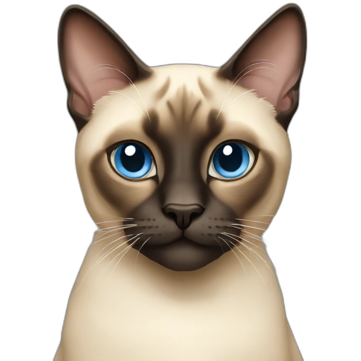 big siamese cat emoji