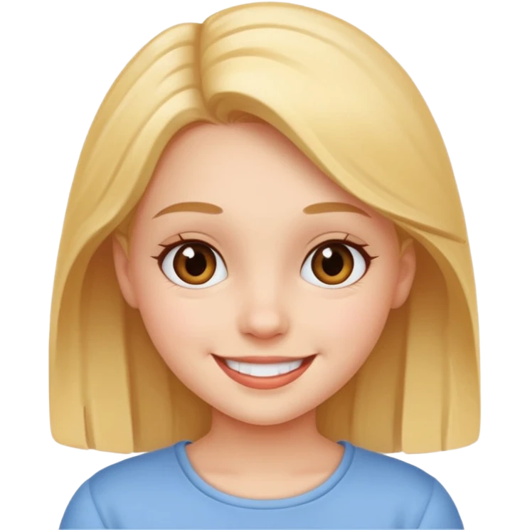 Sweet girl emoji