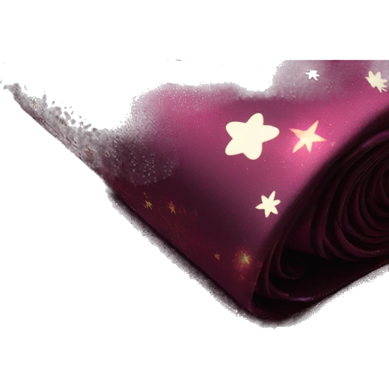 Dark nighttime stars Bohemian hippie fairy tie die flowers maroon iridescent holographic  emoji