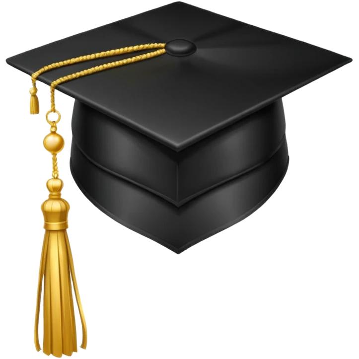 educational project, graduation cap emoji