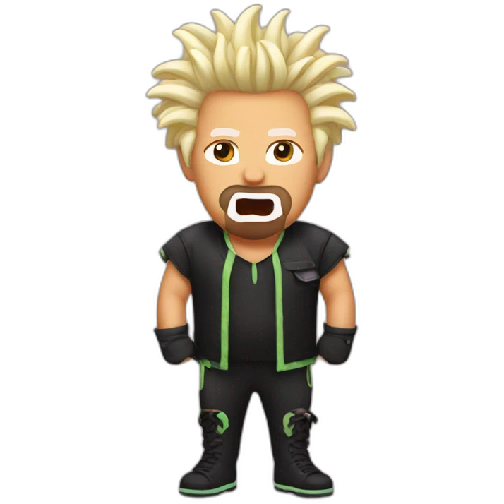 guy fieri wearing a squid outfit emoji