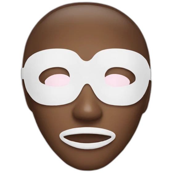 Sheet mask emoji