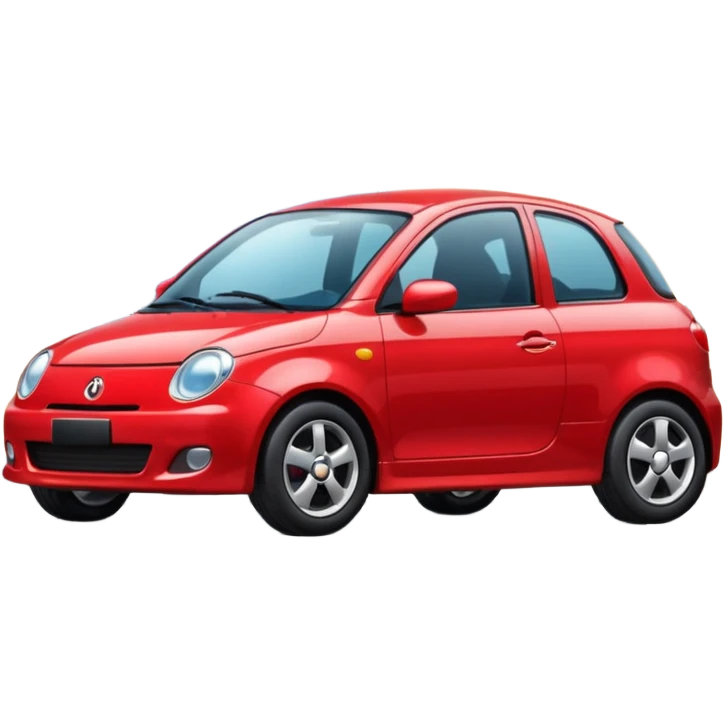 car parked beside the sidewalk emoji