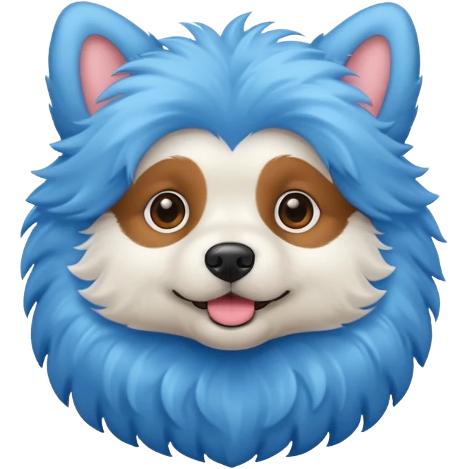 dog blue] emoji