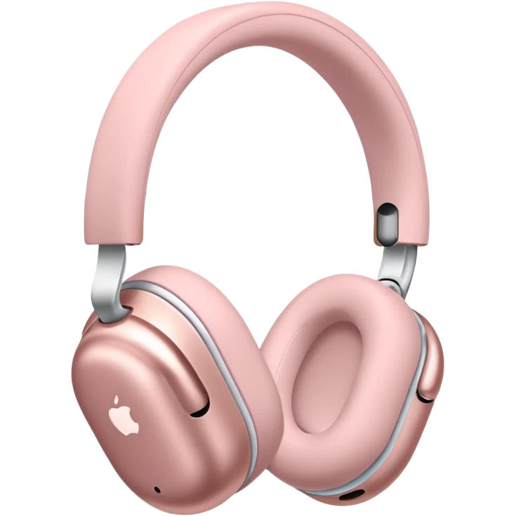 Airpods max light pink  emoji