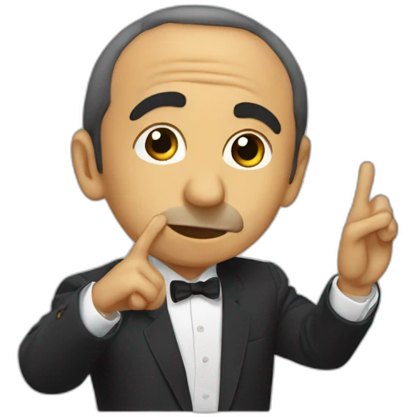zemmour qui fait un dab emoji