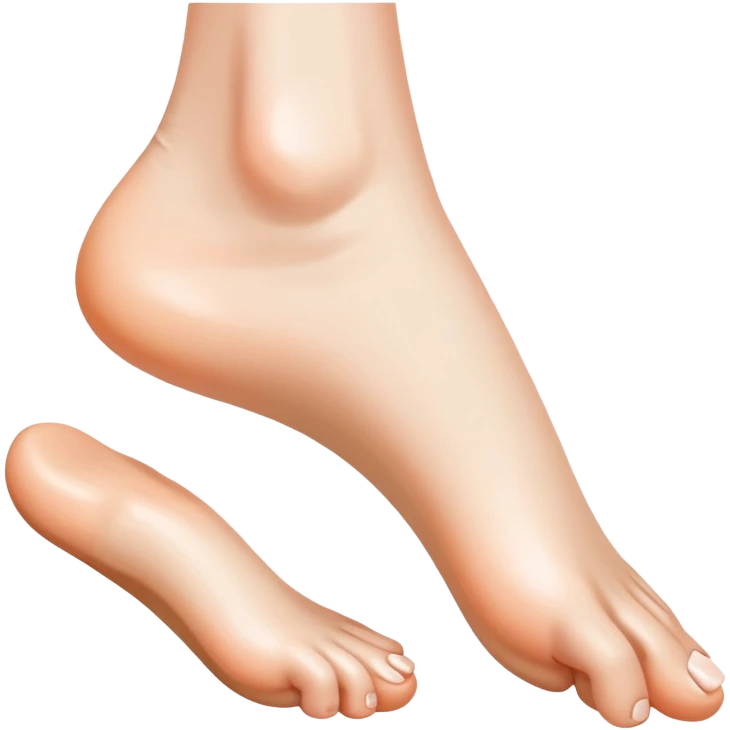 elegant foot emoji