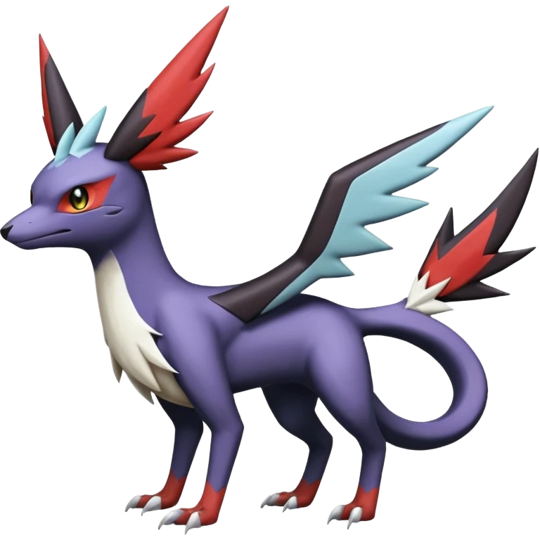  Nargacuga-Latias-Umbreon-Noibat-Noivern-Silvally-Pokémon-Fakémon-fusion (full body) emoji