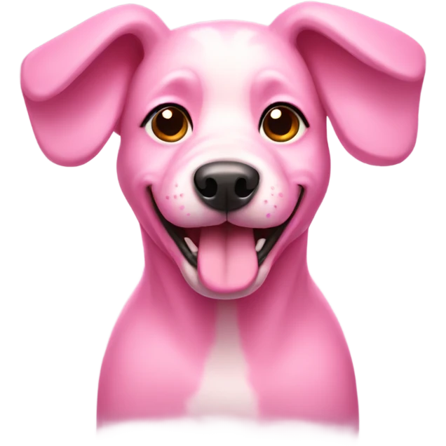 Pink doggy  emoji