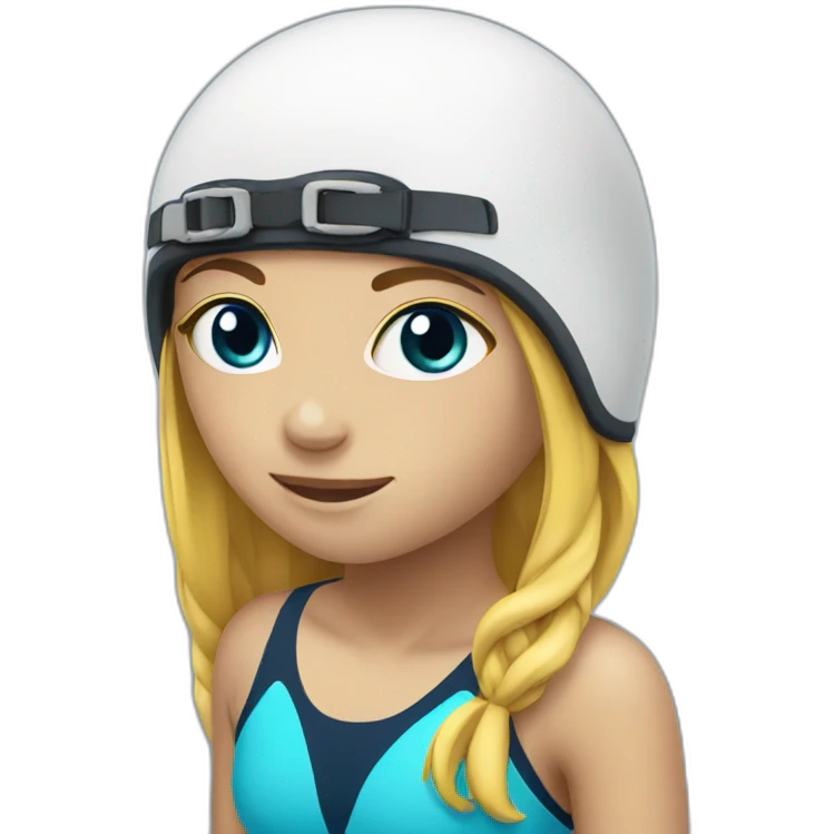 girl swimmer emoji