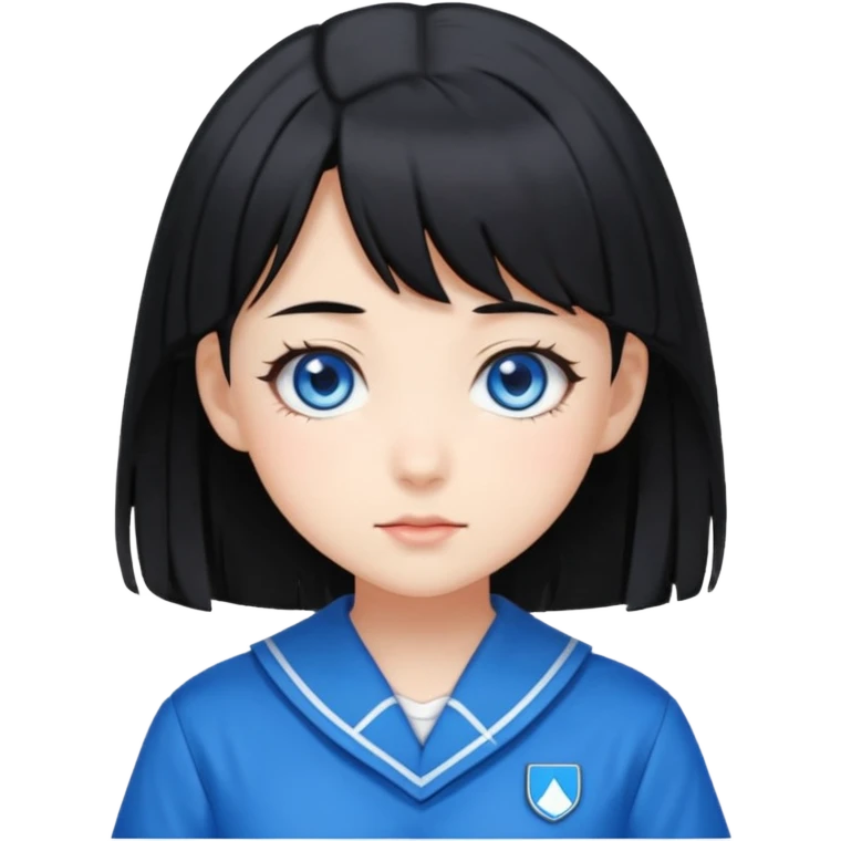 Anime girl named lili chan  with Seifuku emoji