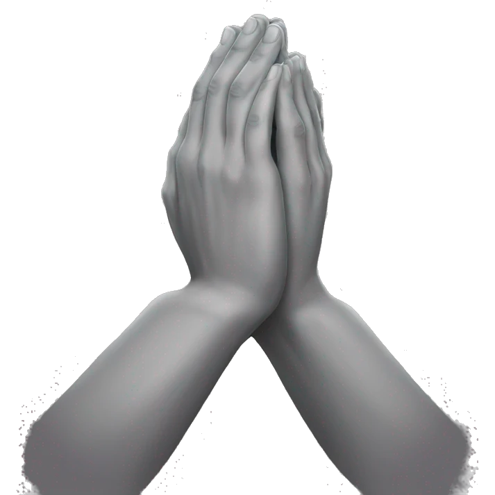 Hands praying  emoji