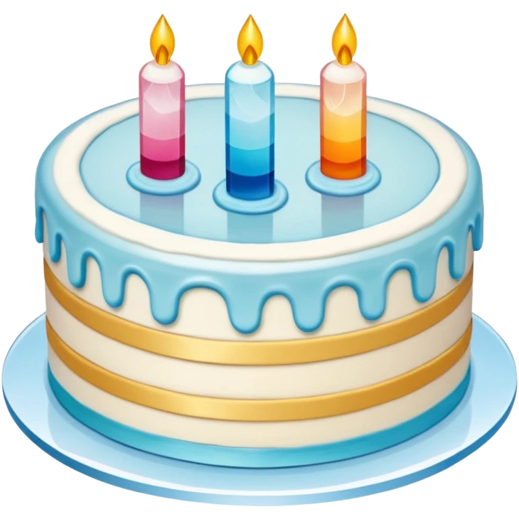 crystal clear cake emoji