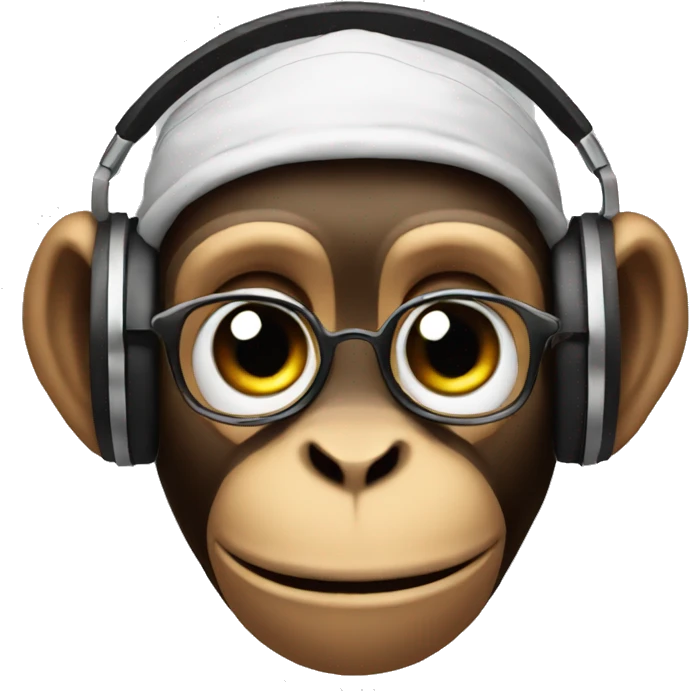 monkey DJ emoji