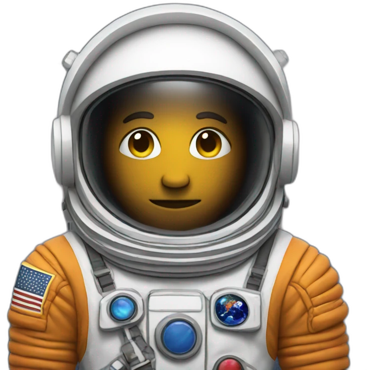 Space man emoji