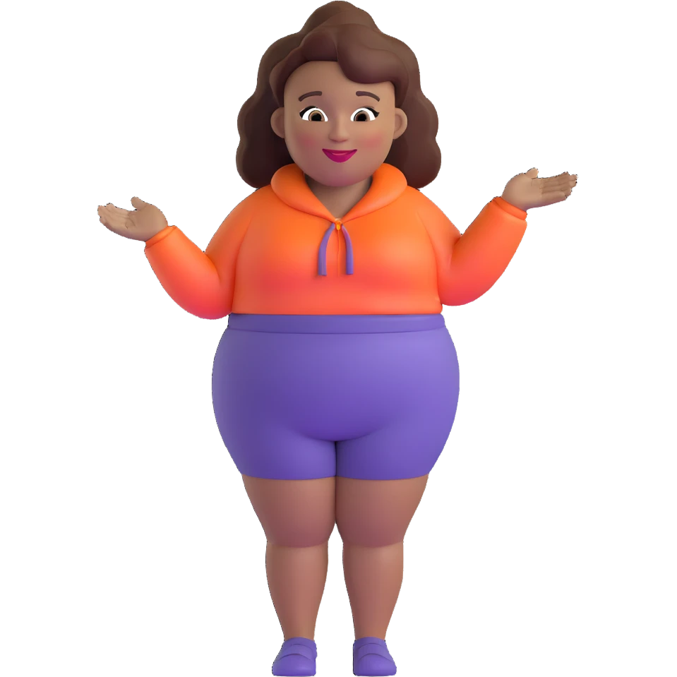 cheerful character resembling Nicole Byer emoji