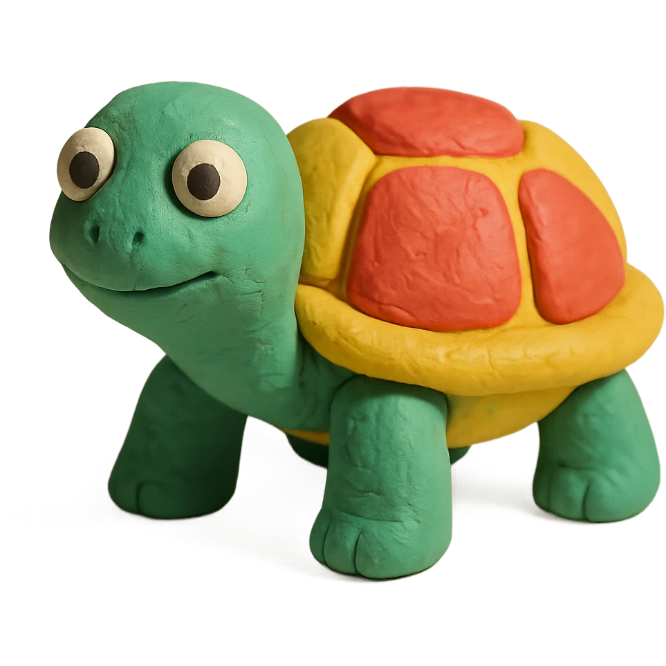 turtle claymation style emoji