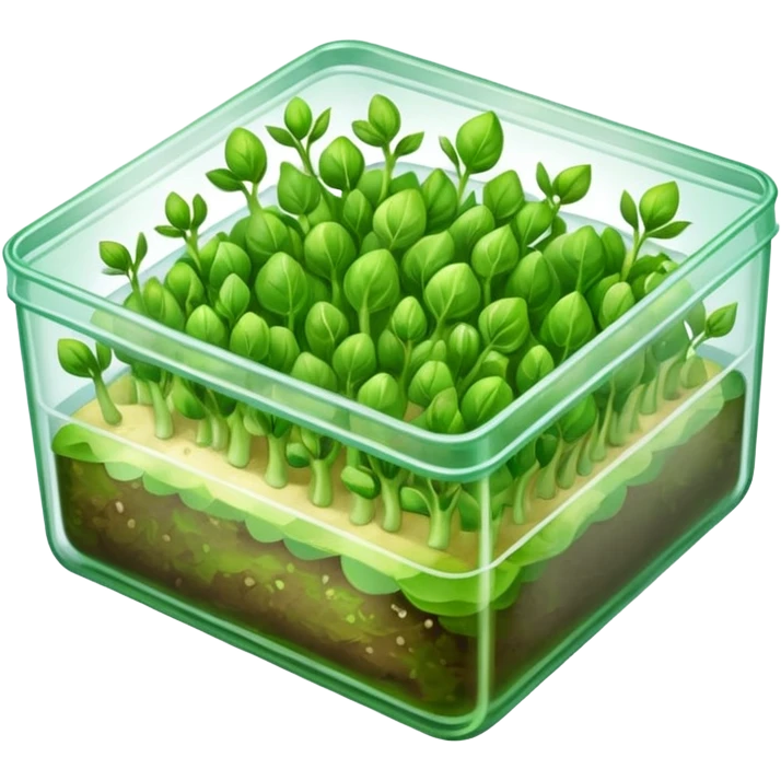 aromatic sprouts clear box emoji