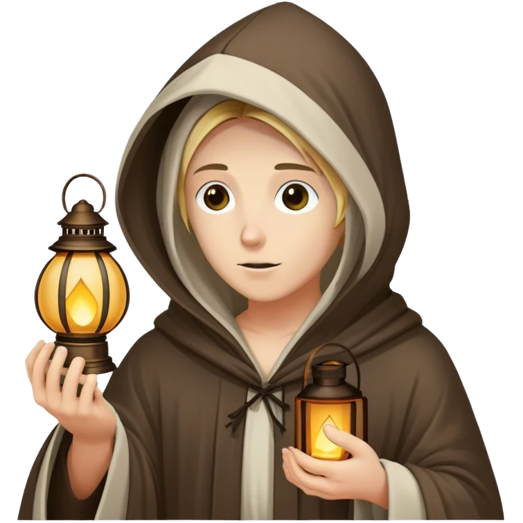 The Hermit Tarot Card emoji