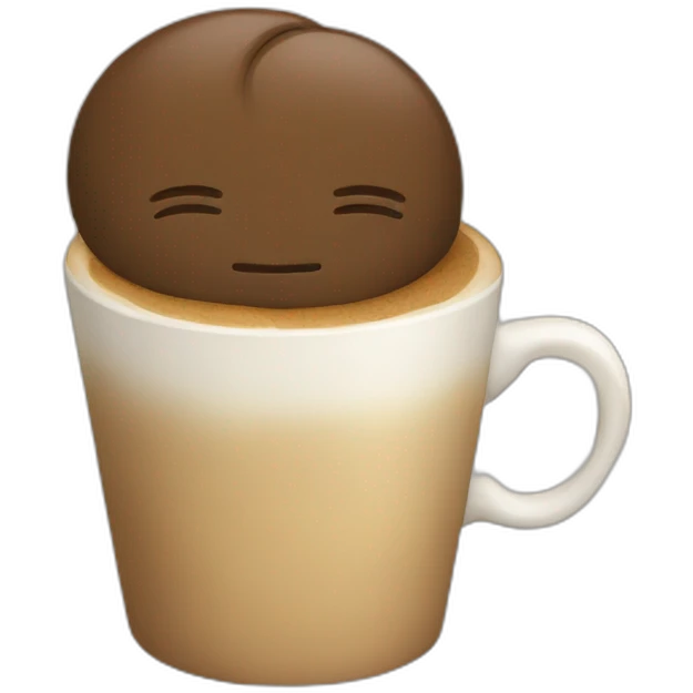 Sleeping coffee emoji