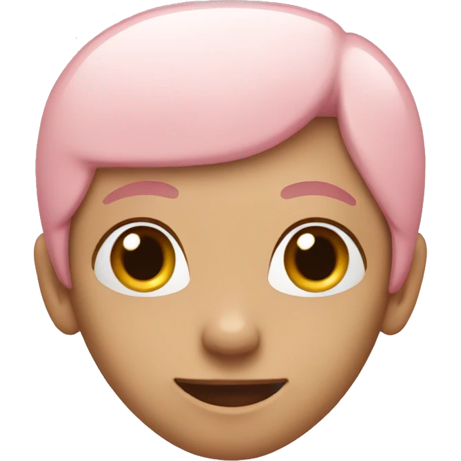 Light pink hearted  emoji