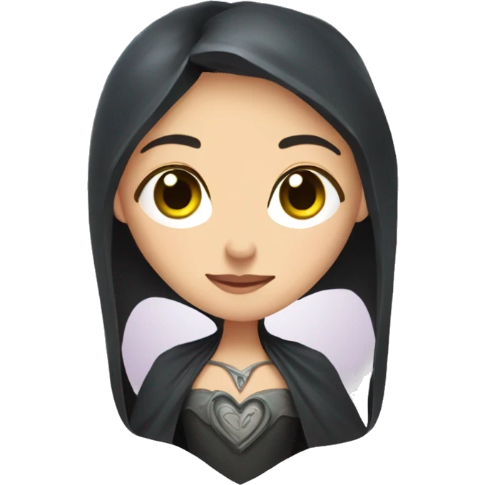 Arwen + Gloom in a heart emoji