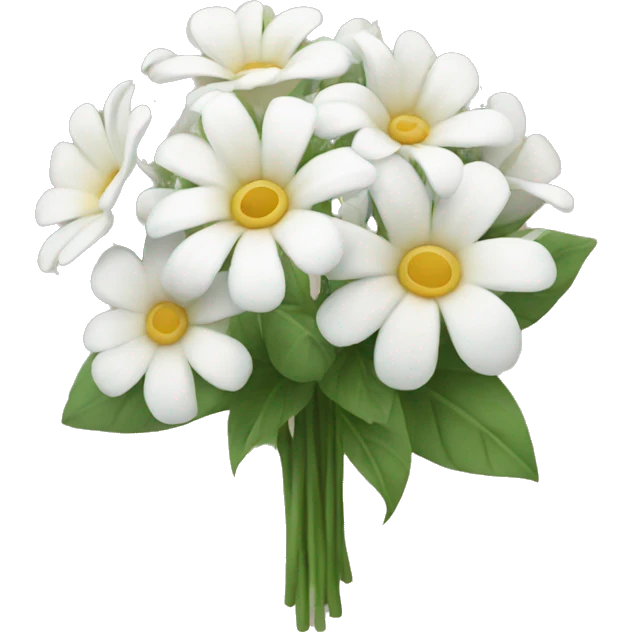 White flower bouquet emoji