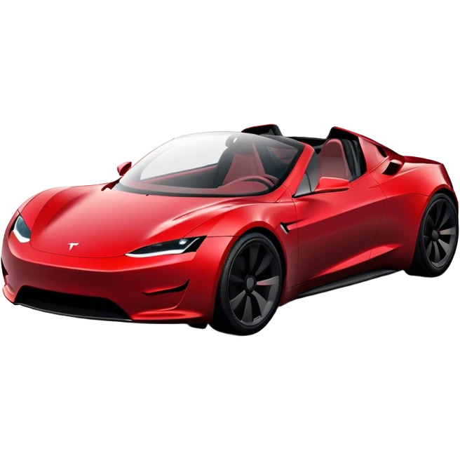 Tesla Roadster - Tesla (Model Year: 2020) (Iconic colour: Dark Red) emoji