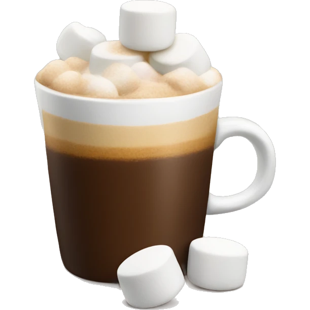 coffee with marshmallows  emoji