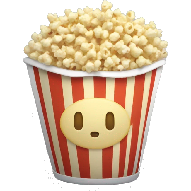 Popcorn bowl emoji
