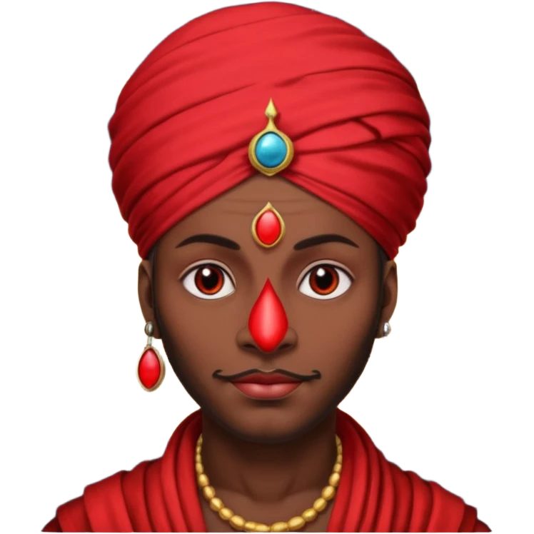 Pero solo con el planeta Saturno 🪐, un moro con turbante 👳🏾‍♂️ y la cara del diablo roja esta 👹 emoji