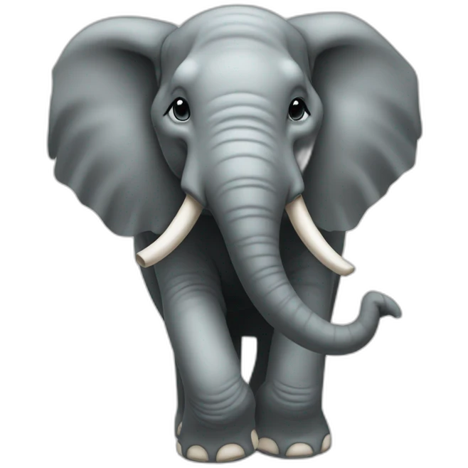 Éléphant barre de pooldance emoji