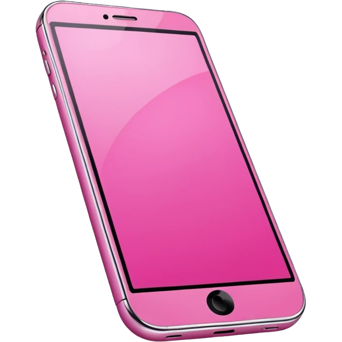pink cell phone emoji