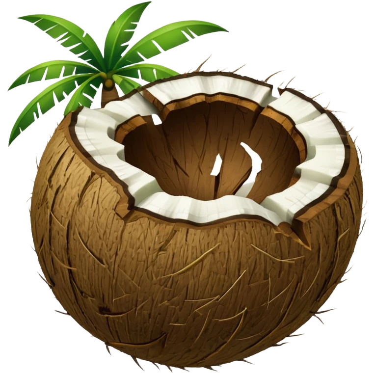 Green Coconut shell emoji