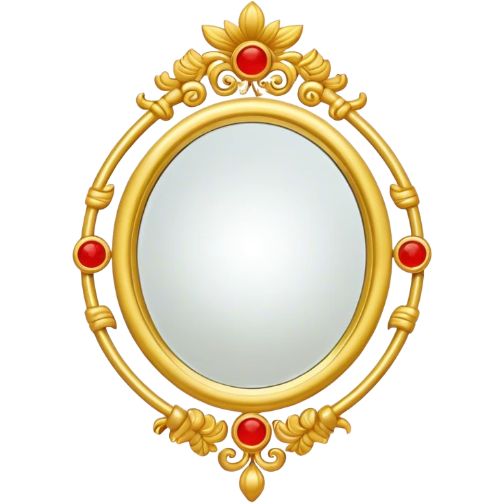chinese gold mirror emoji