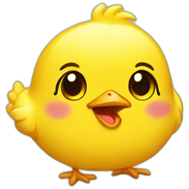 yellow-chick-smile-cute emoji