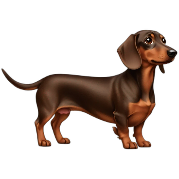 brown-dachshund emoji
