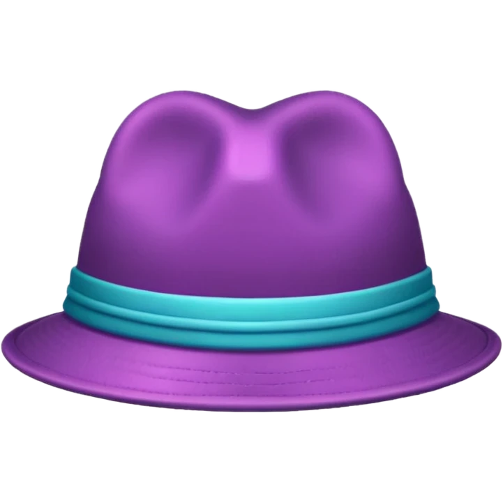 colorful hat emoji