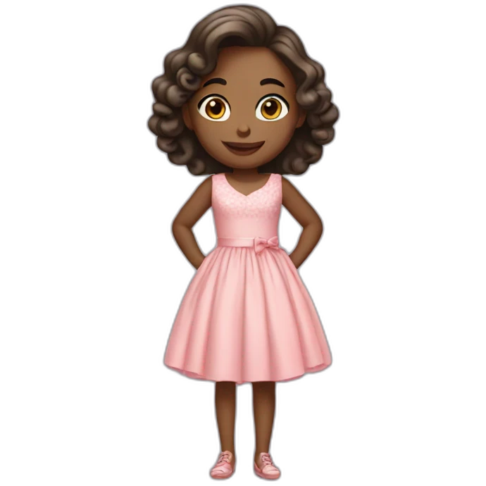 nice girl in dress emoji