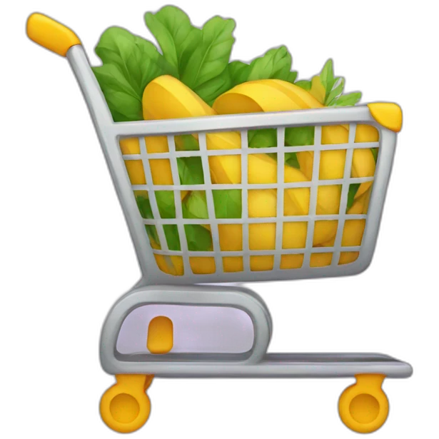 Shopping cart emoji